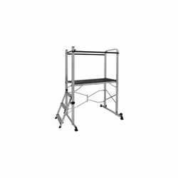 Hauteur de plateforme = 994mm Charge maximum = 150kg Matériau = Aluminium Poids = 19kg
