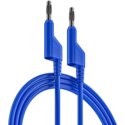 Cordons de test RS PRO, Bleu, 10A, 1000V, long. 3m ( Prix pour 1 )