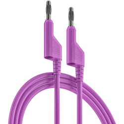 Cordons de test Rs Pro Pourpre, 10A, 1000V, long. 250mm ( Prix pour 1 )