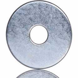 Pour taille de vis/boulon = M12 Type de rondelle = Larges Diamètre extérieur = 50mm Matériau = Acier Finition = Zingué