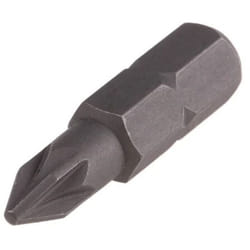 Embout de vissage RS PRO Pozidriv de 10 pièces , PZ1, L. 25 mm, Acier chrome molybdène ( Prix pour Paquet de 10 )