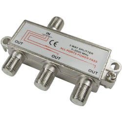Rs Pro - Répartiteur t Connecteur F/Connecteur f Prise f vers 3 x prise f ( Prix pour 1 )