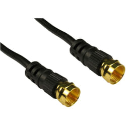 Rs Pro - Câble coaxial f Connector, Type f, / Type f, 1m, Noir ( Prix pour 1 )