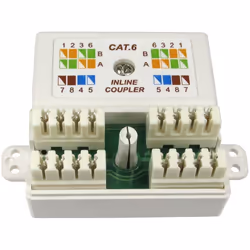 Type = Coupleur de poinçonnage Type d'interface = RJ45 Femelle Catégorie LAN = 6 Nombre de ports = 1 Type de blindage = Non b ...