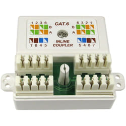 Rs Pro - Coupleur de poinçonnage RJ45 Femelle cat. 6 ports Non blindé ( Prix pour 1 )