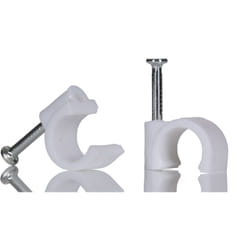 Clip serre-câbles Rs Pro max 10mm en Polyéthylène, Acier type Pince ( Prix pour Paquet de 50 )