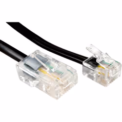 Connecteur 1 = RJ11 Connecteur 2 = RJ45 Connecteur 1 - Genre = Mâle Type de blindage = Blindé Matériau de la gaine externe = ...