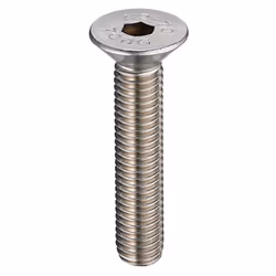 Impérial/Métrique = Métrique Taille de filetage = M5 Longueur = 30mm Forme de tête = À tête fraisée hexagonale Matériau = Aci ...