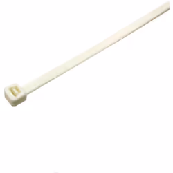 Longueur = 100mm Largeur = 2,5 mm Couleur = Blanc Matériau = Nylon 66 Type = Non desserrable Quantité = 250 Résistant UV = No ...