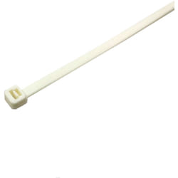 Rs Pro - Serre-câble 100mm x 2,5 mm Blanc en Nylon 66, x 250 ( Prix pour Sachet de 250 )