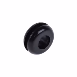Epaisseur de panneau minimale = 1.5mm Diamètre de câble minimum = 5mm Diamètre de découpe panneau = 7.4mm Matériau = PVC Coul ...