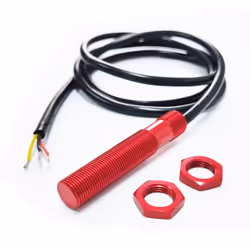 Type de sortie = NPN Type de corps = Barillet Montage = Panneau Tension d'alimentation = 24 V c.c. Type de terminaison = Câbl ...