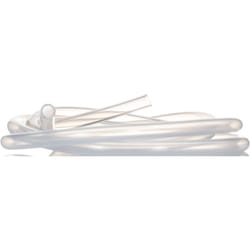 Rs Pro - Tube flexible Silicone, ø 9.6mm x ø 12.8mm, l 2m Translucide ( Prix pour 1 )