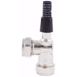 Raccord = 22 mm Pression sélectionnable maximale = 0.5bar Température maximum = +120°C A utiliser avec = Eau chaude Filetage  ...