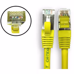 Catégorie LAN = 8m Avec connecteur / Sans connecteur = Avec connecteur Type de blindage = S/FTP Connecteur 1 = RJ45 Connecteu ...
