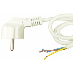 Cordon d'alimentation Rs Pro Connecteur cee 7/7 Sans connecteur, 2m, 16 a / 250 v ( Prix pour 1 )
