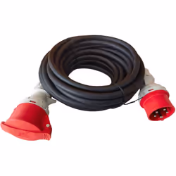 Type de produit = Cordon prolongateur Longueur de câbles = 10m Nombre de prises = 1 Fiche secteur Type = CEE 400 V-16 A Type  ...