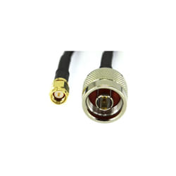 Câble coaxial RS PRO, RG58, Type N, / SMA, 1m, Noir ( Prix pour 1 )