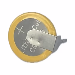 Taille = CR1220 Chimie = Lithium Manganèse Dioxyde Tension nominale = 3V Capacité = 40mAh Type de terminaison = Cosses à soud ...