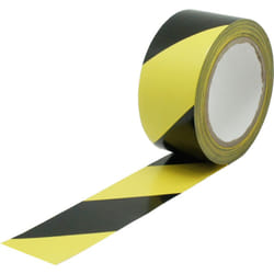 Rs Pro - Ruban de Signalisation Noir/Jaune 50mm x 33m x 0.15mm ( Prix pour 1 )