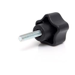 Rs Pro - Bouton de serrage M5 x 15 x 15mm Thermoplastique ( Prix pour Paquet de 10 )