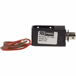 Consommation de puissance = 80 W Tension d'alimentation = 24 V c.c. Diamètre du piston = 12mm Hauteur du produit = 30mm Large ...