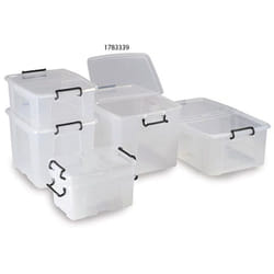 Conteneur à couvercle 65L, 600mm x 460mm x 350mm ( Prix pour Paquet de 5 )