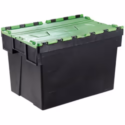 Type de couvercle = Double rabat Hauteur = 600mm Largeur = 400mm Profondeur = 365mm Capacité de volume = 65L Couleur = Vert V ...