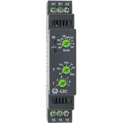 Rs Pro - Relais temporisé 12 240V c.a. / v c.c., Rail din, 1 contact ( Prix pour 1 )