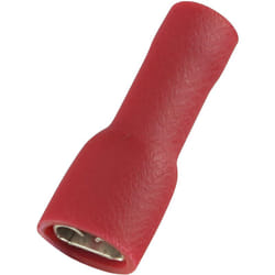 Rs Pro - Cosse faston 0,5 1,5 mm2, 22 16 awg, Isolé, Rouge