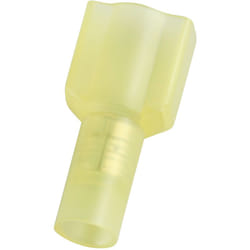 Cosse faston Rs Pro 12 10 awg, 4 6 mm2, Isolé, Jaune