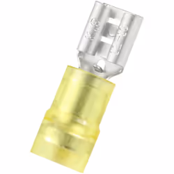 Type = Clip isolé Genre = Femelle Taille maximale des conducteurs mm2 = 6mm² Taille de la languette = 0.8 x 6.35mm Isolation  ...