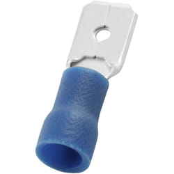 Rs Pro - Cosse faston 1.5 2.5 mm², 16 14 awg, Isolé, Bleu