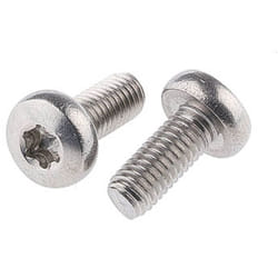 Rs Pro - Vis à métaux M2.5 à tête Cylindrique Torx en Acier Inoxydable, 6mm ( Prix pour Sachet de 100 )