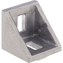 Rs Pro - Equerre de fixation profilé 20 mm, l. 18mm, rainure 5mm ( Prix pour Sachet de 10 )
