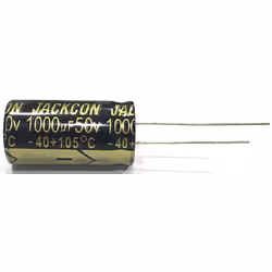 Capacité = 6.8µF Tension = 400V c.c. Type de montage = Traversant Technologie = Electrolytique Dimensions = 10 Dia. x 12mm Ha ...