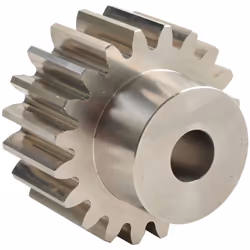 Module = 0.5 Nombre de dents = 50 Matériau = Acier Diamètre d'alésage = 5mm Diamètre du moyeu = 15mm Diamètre Primitif = 25mm ...