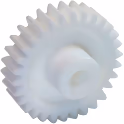 Module = 1 Nombre de dents = 40 Diamètre d'alésage = 8mm Diamètre du moyeu = 18mm Diamètre Primitif = 40mm Largeur de face =  ...