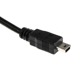 Câble usb Rs Pro Mini usb b mâle vers usb-a mâle, Noir, 3m ( Prix pour 1 )