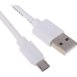 Rs Pro - Câble usb Micro usb b mâle vers usb-a mâle, Blanc, 1m ( Prix pour 1 )