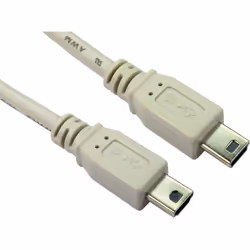 Connecteur A = Mini USB A Genre du connecteur A = Mâle Connecteur B = Mini USB B Genre du connecteur B = Mâle Longueur = 1m V ...