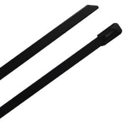 Serre-câble Rs Pro Noir en Acier Inoxydable 316, 680mm x 7,9 mm
