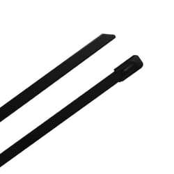 Rs Pro - Serre-câble Noir en Acier Inoxydable 316, 520mm x 12 mm
