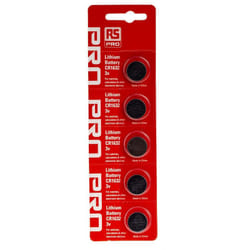 Pile bouton CR1632 Rs Pro 3V, 16mm ( Prix pour Paquet de 5 )