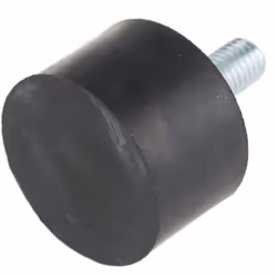 Type de lame = Plot antivibratoire mâle Taille de filetage = M8 Diamètre = 40mm Hauteur hors tout = 48mm Matériau = Acier Ino ...
