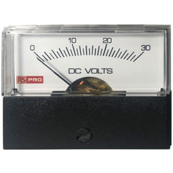 Rs Pro - Ampèremètre analogique de panneau v c.c. 57mm x 44mm ( Prix pour 1 )