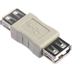 Rs Pro - Adaptateur usb usb a femelle vers usb a femelle, Gris, 43.7mm ( Prix pour 1 )
