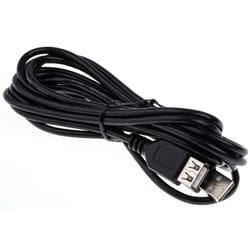 Rs Pro - Rallonge usb usb a femelle vers usb-a mâle, Noir, 3m ( Prix pour 1 )