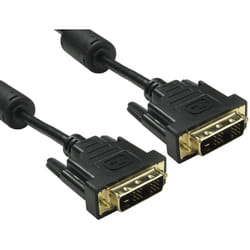 Câble DVI 1m RS PRO, DVI-D vers DVI-D Mâle vers Mâle ( Prix pour 1 )