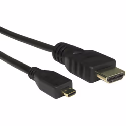 Longueur = 1m Type de câble = HDMI à Micro HDMI Genre du connecteur A = Mâle Type du connecteur A = Micro HDMI Genre du conne ...
